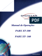 Manual DigiStar PABX TDM XT 100 e XT 160 PDF