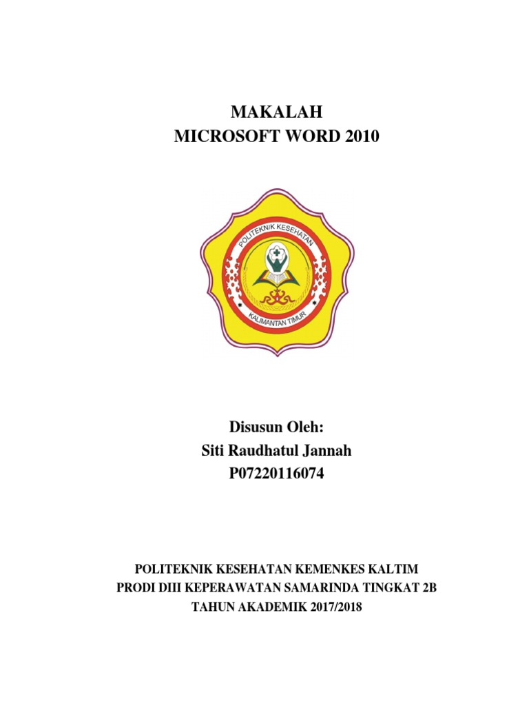 Makalah Microsoft Word 2010