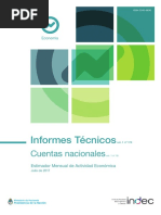 El Estimador Mensual de la Actividad Económica de julio del 2017