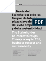 La Teoría del Stakeholder o de los Grupos de Interés.pdf