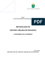 Metodologia Gestion y Mejora de Procesos Ayto Alcobendas PDF