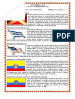 Historia de las banderas del Ecuador desde 1809 hasta 1860