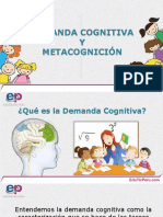 28. Demanda Cognitiva y Metacognicion