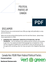 political parties of canada