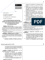 Ley 30102 Dispone Medidas Preventivas Radiación Solar PDF