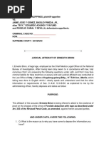 Dr. Brion Judicial Affidavit