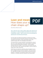 Lean and Mean-How Does Your Supply Chain Shape Up PDF