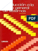 Introduccion A La Teoria General de Sistemas Oscar Johansen PDF