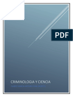 Criminologia y Ciencia