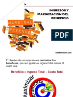 0113 ECO Ingresos y Maximizacion Del Beneficio
