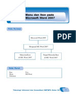 TIK Kelas 8. Bab 1. Menu Dan Ikon Pada Microsoft Word 2007