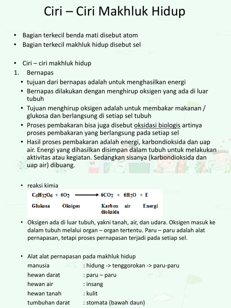 Klasifikasi Makhluk Hidup