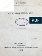 Recuerdos Literarios