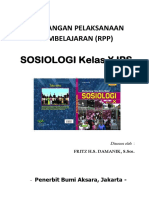 RPP Sosiologi (X Ips)