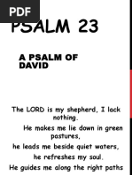 Psalm 23: Line-by-Line Study Guide | PDF