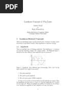 Loudness Concepts & Pan Laws