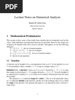 Lecture Notes NumAnal-1 PDF