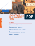 MSL 401 Values and Ethics Section 01 - Law of War and Rules of Engagement (ROE)