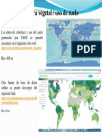 Datos de cobertura vegetal y uso de suelo USGS y GlobalLand30