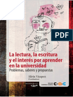 La Lectura, La Escritura y El Interés Por Aprender en La Universidad