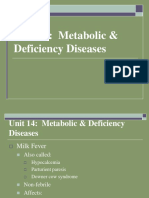 Unit 14 Metabolic Deficiency Diseases