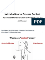 Lecture 1 - Introduction to Process Control