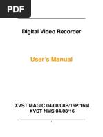 Digital Video Recorder  User s’ Manual