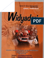 Jurnal Widyadari Nomor 21 Tahun XVII April 2017