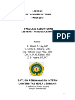 Contoh Laporan Audit Internal PDF