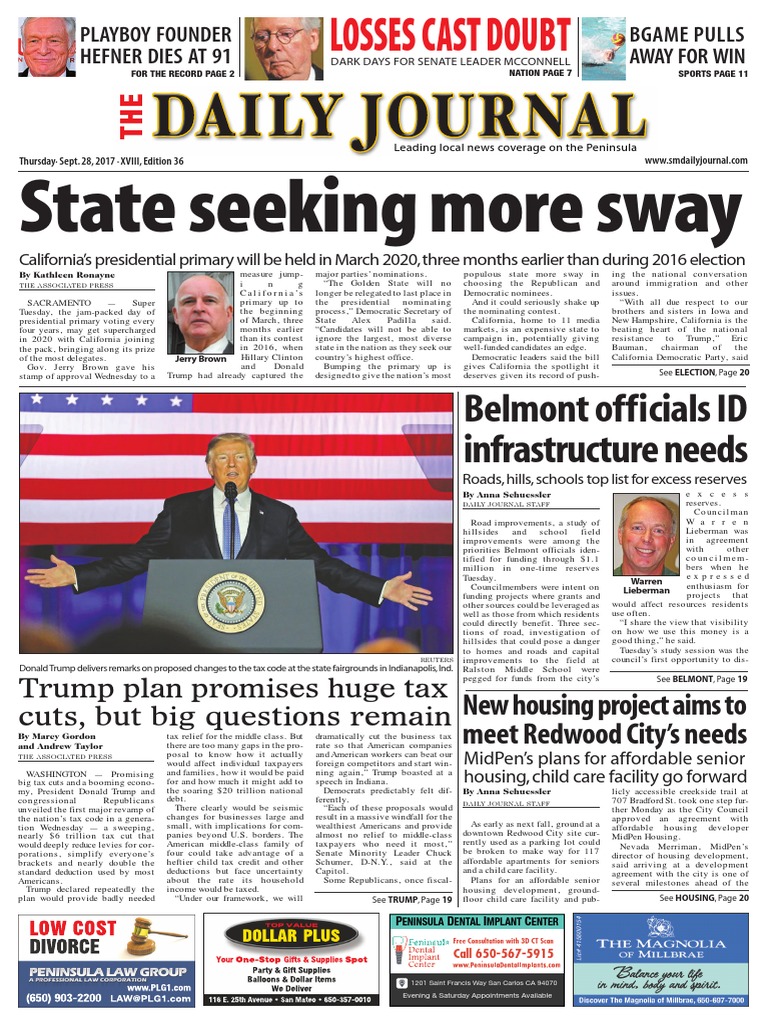 09-28-17 Edition | PDF | United States Presidential Primary 09-28-17 Edition | PDF | United States Presidential Primary
