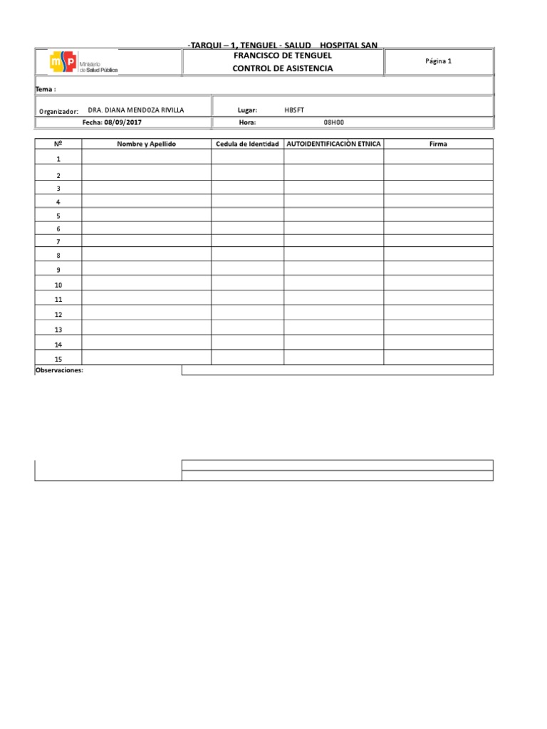 ASISTNCIA | PDF
