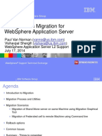 Configuration Migration For WebSphere Application Server Paul Vishav 07-09-2014