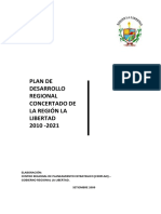 Plan de Desarrollo Regional Concertado de La Region La Libertad PDF