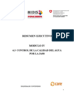 Iii.1 Resumen Ejecutivo Control de La Calidad Del Agua Por La Jass