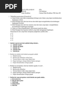 SOAL PTS IPA Kelas XI 2017-2018