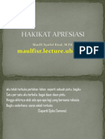 Hakikat Apresiasi