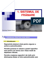 Tema 1 Sisteme de Franare Introducere PDF