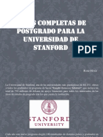 Becas Completas de Postgrado para La Universidad de Stanford