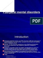 Puerperal Mental Disorders