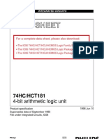 Data Sheet: 74HC/HCT181