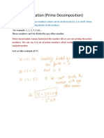 Prime Factorization