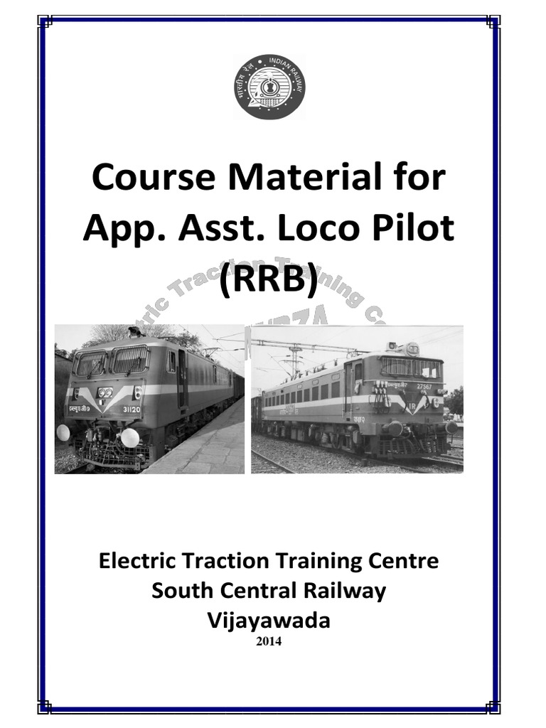 Loco Pilot Training Course Material | PDF | Anode | Battery (Electricity)