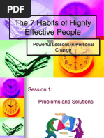 The 7 Habits of Highly Effective People Session 1