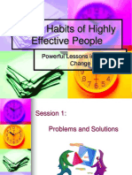 The 7 Habits of Highly Effective People Session 1
