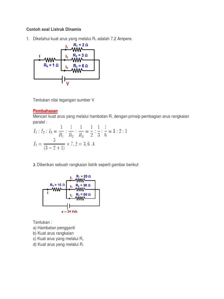 Contoh Soal Listrik Dinamis
