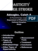 Spasticity After Stroke: Adeagbo, Caleb A