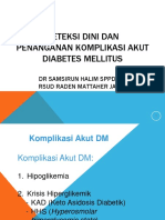 Komplikasi Akut DM Pada Dinkes