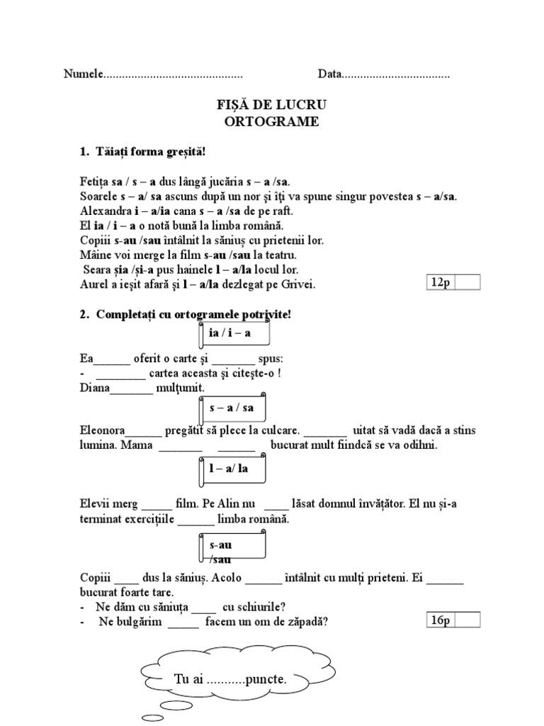 147808640 Fisa De Lucru Ortograme Doc