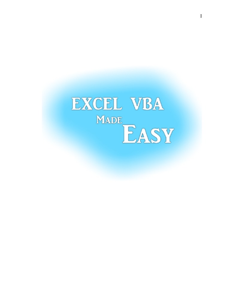VBA Book - 2nd Edition PDF | PDF