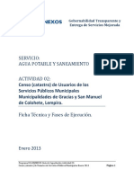 Guia Tecnica para Levantar CATASTRO DE USUARIOS PDF